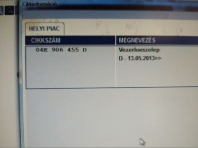 Olajnyomás Szelep Okoskerékhez - Motor, motorikus alkatrész