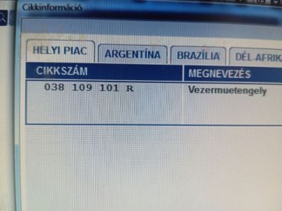 Vezérműtengely (Magában) - 4. kép