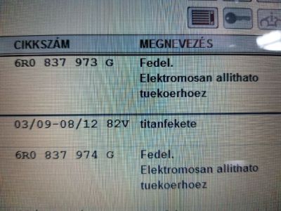 Visszapillantó Tükör Burkolat Pár - 7. kép