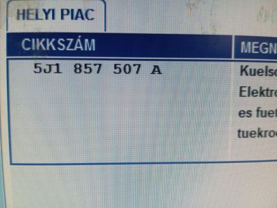 Bal Visszapillantó Tükör (Elektromos) - 4. kép