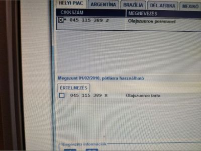 Olajszűrő Ház - Motor, motorikus alkatrész