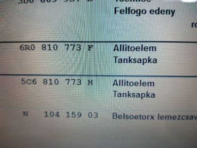 Központizár Motor Tankajtó - 8. kép