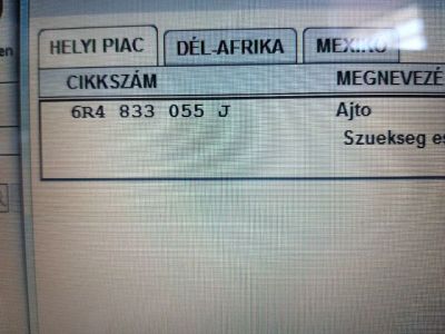 Bal hátsó Ajtó (Részeivel) - 8. kép