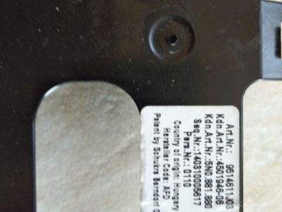 Bal első Gerinctámasz - Utastér