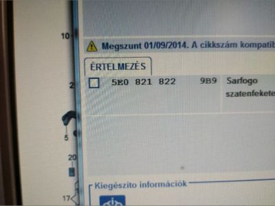 Jobb hátsó Sárvédő Gumi - Karosszéria egyéb