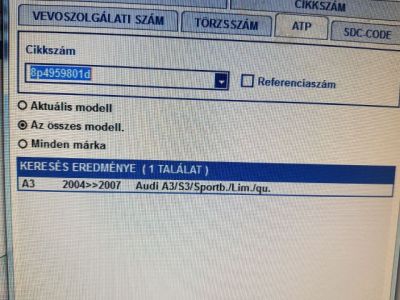 Bal hátsó Ajtó Vezérlőegység - 5. kép