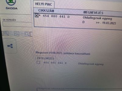 Bal hátsó Ülés Légzsák - 5. kép