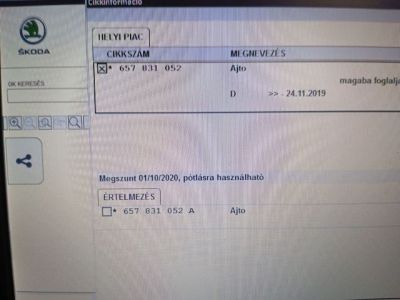 Jobb első Ajtó (Üres lemez) - Ajtó