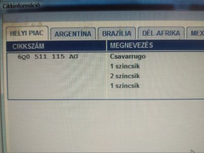 Hátsó Rugó Pár - Rugó