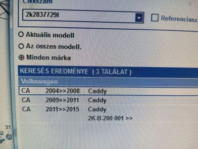 Bal első Ablakemelő Szerkezet (Elektromos) - 3. kép