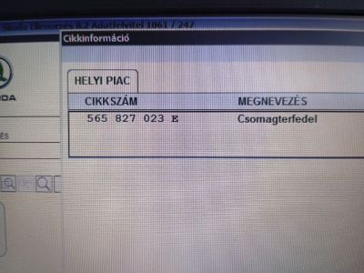 Csomagtérajtó (Üres lemez) - 4. kép