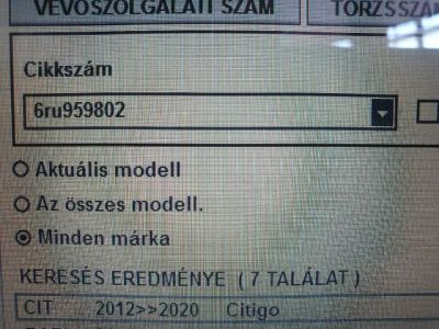 Bal első Ablakemelő Motor - 7. kép