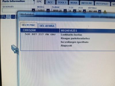 Első Lökhárító (Üresen) - Lökhárító
