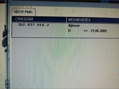 Jobb első Ajtózár - 4. kép