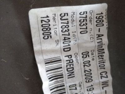 Bal első Ablakemelő Szerkezet (Elektromos) - 4. kép