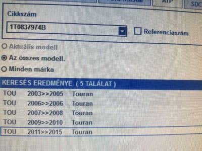 Jobb Visszapillantó Tükör Kárpit - 5. kép