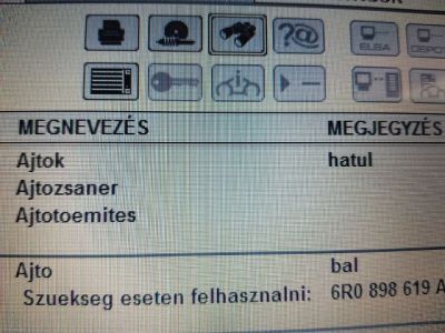 Bal hátsó Ajtó (Üres lemez) - 9. kép