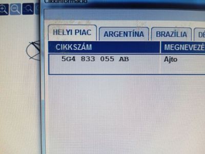 Bal hátsó Ajtó (Üres lemez) - 4. kép