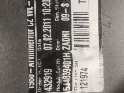 Bal hátsó Ablakemelő Szerkezet (Elektromos) - Ablakemelő