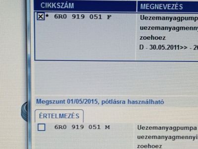 Üzemanyag Szivattyú - Szivattyú