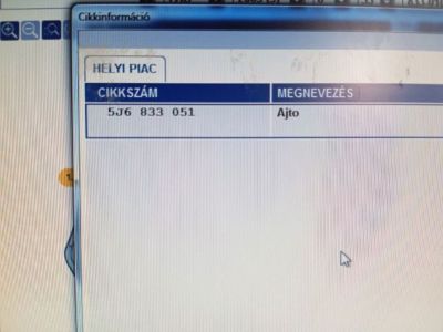 Bal hátsó Ajtó (Üres lemez) - 8. kép