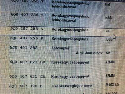 Jobb első Csonkállvány Kerékaggyal - 8. kép