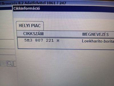 Első Lökhárító (Üresen) - Lökhárító