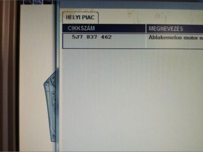 Jobb első Ablakemelő Szerkezet (Elektromos) - 5. kép