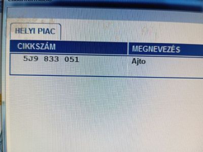 Bal hátsó Ajtó (Részeivel) - 4. kép