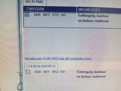 Jobb Féltengely - 4. kép