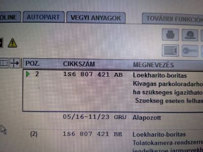 Hátsó Lökhárító (Üresen) - Lökhárító