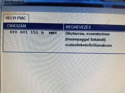 Dísztárcsa (1 db) - 5. kép