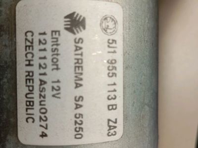 Első Ablaktörlő Szerkezet Motorral - Motor