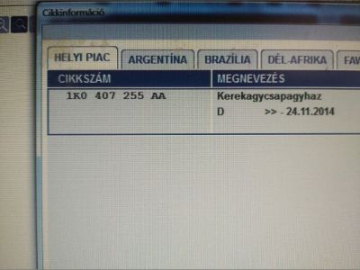 Jobb első Csonkállvány Kerékaggyal - 3. kép