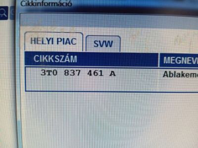 Bal első Ablakemelő Szerkezet (Elektromos) - Ablakemelő