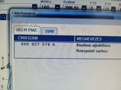 Csomagtérajtó Kapcsoló - 4. kép