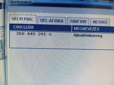 Bal első Ablak - Ablak