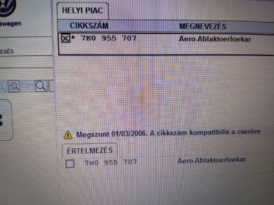 Hátsó Ablaktörlő Kar - 4. kép