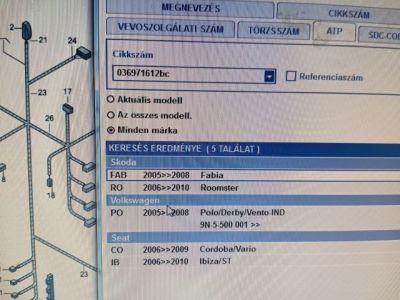Motor Kábelköteg - 3. kép
