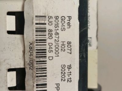 Fűtéskapcsoló (manuális klímás) - Klíma