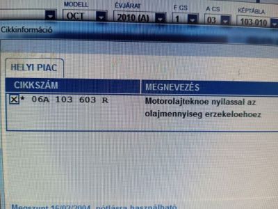 Olajteknő - Motor, motorikus alkatrész