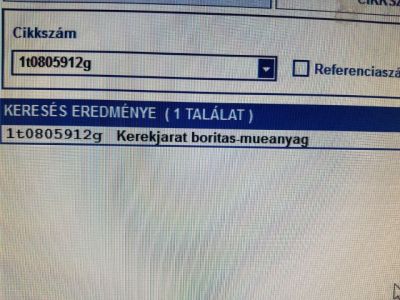 Jobb első Dobbetét (Kerékjárati, Műanyag) - 6. kép