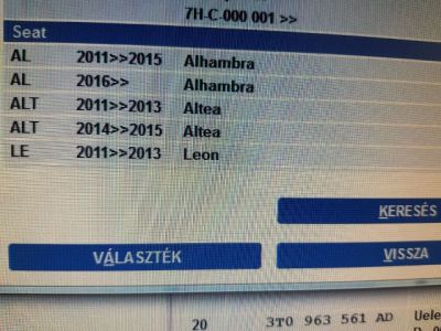 Ülésfűtés Vezérlő - 8. kép