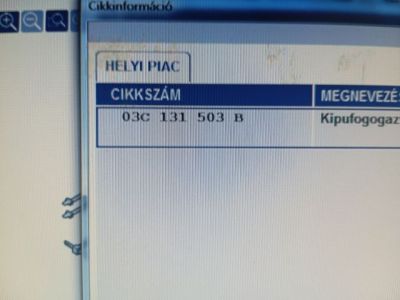 EGR / AGR Szelep - Szelep