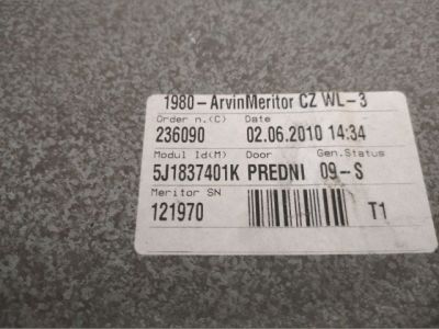 Bal első Ablakemelő Szerkezet (Elektromos) - Ablakemelő