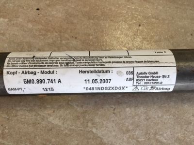 Bal Függönylégzsák és Oldallégzsák - 6. kép