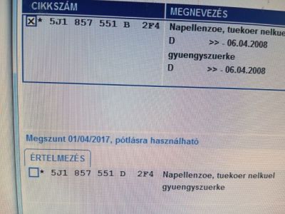 Napellenző Pár - Napellenző