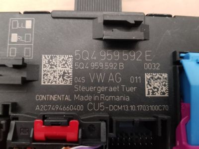 Jobb első Ajtó Vezérlőegység - Elektronika