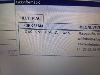 Ablakemelő Kapcsoló Négyes / Kettes - Ablakemelő