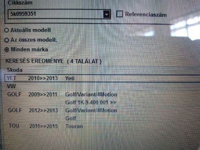 Jobb hátsó Oldal Ütközés Érzékelő - 7. kép